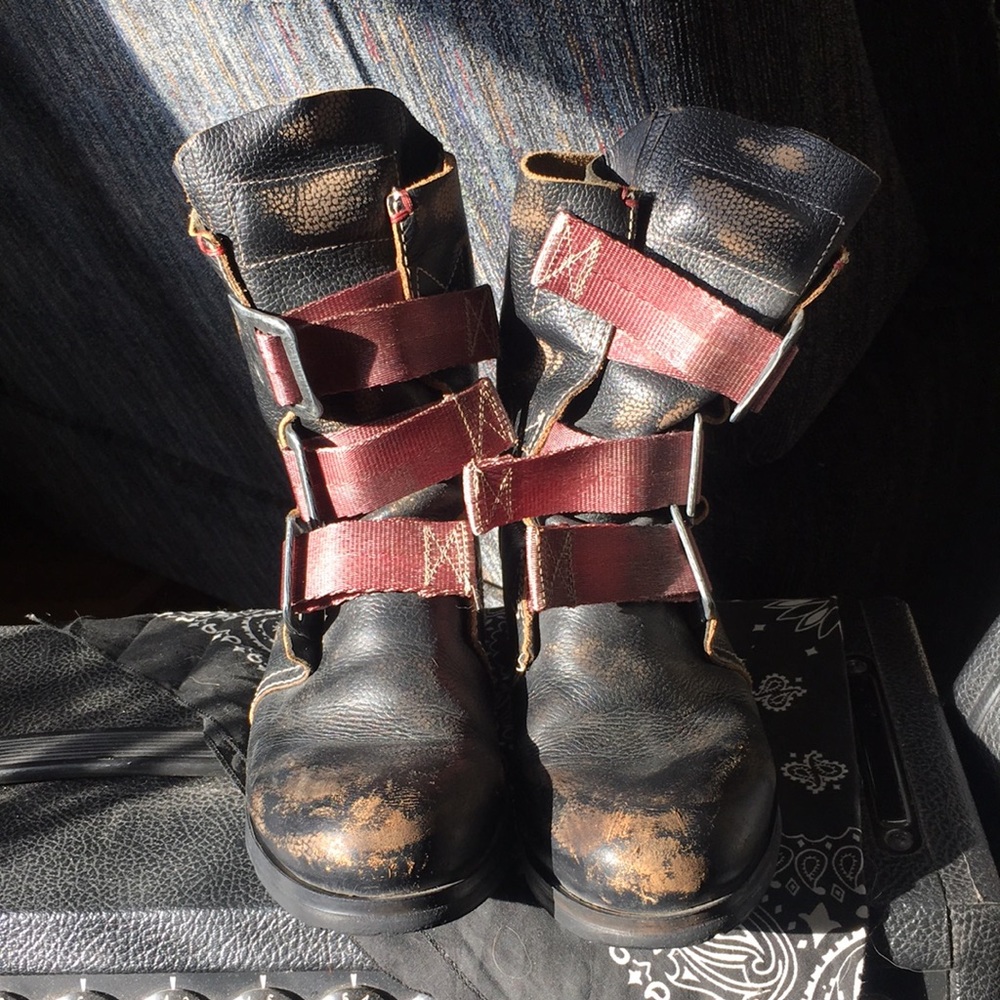 Fly London strap boots